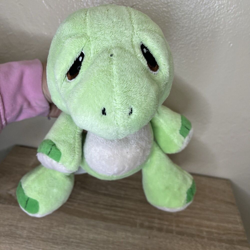 Baby Ganz Heart Tuggers Turtle Tortoise 8" Plush Stuffed Animal -No Code